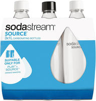 Sodastream 1741300770, Sodastream bottle 3-pack - Black and White