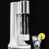 Levivo Wassersprudler Starter-Set inkl. 2 Sprudelflaschen & CO2-Zylinder 60 Liter weiß