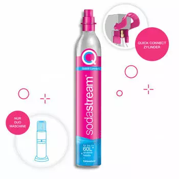 SodaStream Quick Connect CO2-Zylinder 60 L 1 St&uuml;ck