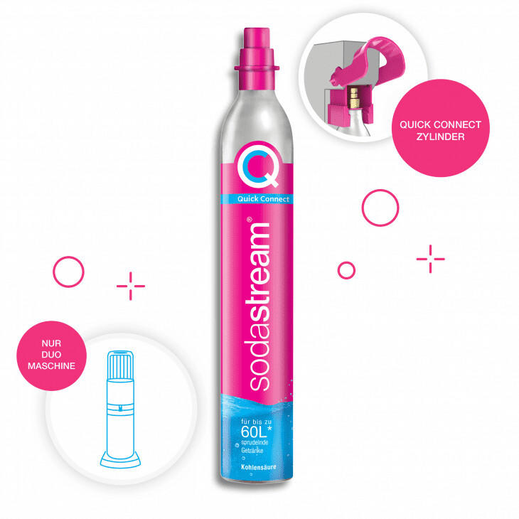 SodaStream Quick Connect CO2-Zylinder 60 L 1 Stück Test TOP Angebote ab  23,67 € (April 2023)