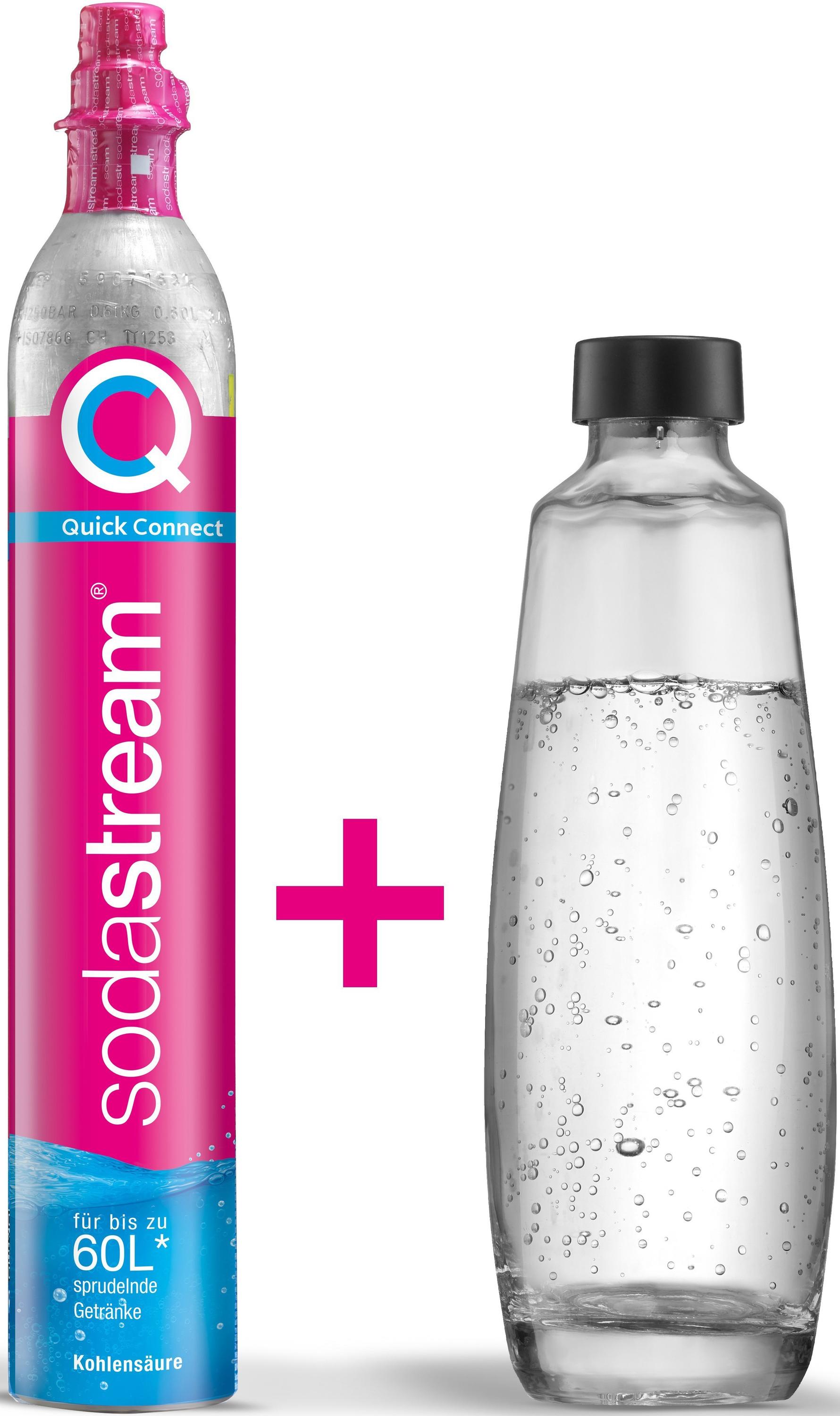 SodaStream Quick Connect CO2-Zylinder & 1 L Glasflasche Test TOP Angebote  ab 34,90 € (Juli 2023)