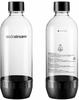 SodaStream TRITAN-FLASCHE DUO, SodaStream Tritan-Flasche 1L schwarz Duopack