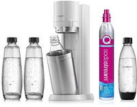 Sodastream Wassersprudler Duo, wei&szlig;, mit 1 Glasflasche, 1 Kunststoffflasche, 1