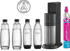 Black Set (CO2-Zylinder + 2 Glasflaschen + 2 PET-Flaschen): SodaStream Duo