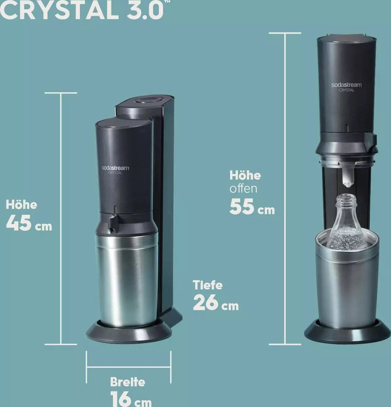 SodaStream Crystal 3.0 Test: 2 Berichte, 27 Angebote ab 79,99 €