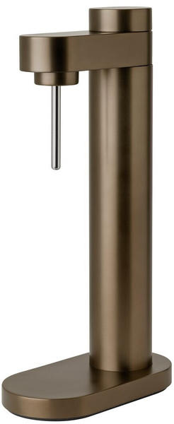 Stelton Brus Wassersprudler Edelstahl metallic braun