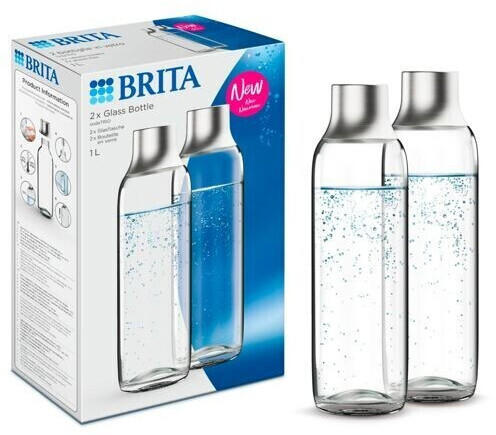 BRITA sodaTRIO Glasflaschen 2er Pack 1l