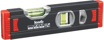 KWB Mini Aluminium-Wasserwaage 20 cm Schwarz/Rot (065280)