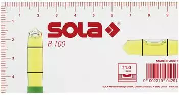 Sola Klein-Wasserwaage R100 100x50x15mm (1622142)