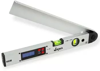 Dema Digitaler Winkelmesser mit Wasserwaage, LCD-Display, 40cm