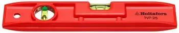 Hultafors Torpedo-Wasserwaage TVP 25cm, 2 Libellen, V-Nut (401803)
