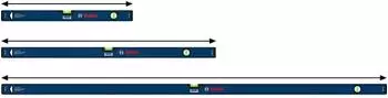 Bosch Kastenwasserwaagen-Set 60/100/180cm, 3-tlg. (1600A03DN7)