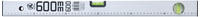 BGS 50871, BGS Wasserwaage 600 mm (60 cm) (50871) Silber