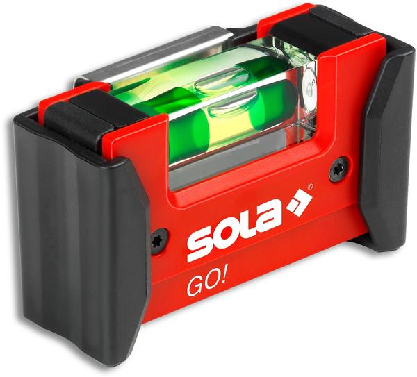 Sola GO! Kompakt-Wasserwaage + Gürtelclip (A5945)