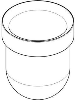 Hansgrohe Glaseinsatz Logis WC-B&uuml;rstenhalter (98548000)