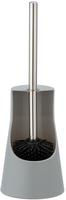WENKO WC-Garnitur Mod. Arese Grau WC-B&uuml;rstenhalter mit Silikon-B&uuml;rstenkopf 24301100