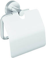 Tesa MOON Klopapierhalter mit Deckel Klebstoff Edelstahl 1St.