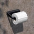KEUCO AVENO Toilettenpapierhalter, starr, zum Kleben/Schrauben schwarz matt