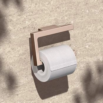 KEUCO Edition 11 Toilettenpapierhalter offene Form rotgold geb&uuml;rstet