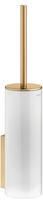 Keuco EDITION 400 Toilettenb&uuml;rstengarnitur mit Glasgeh&auml;use und Deckel, Wandmodell,