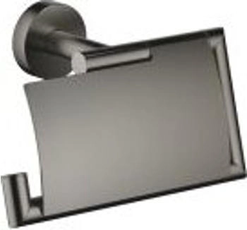 Dornbracht Papierrollenhalter mit Deckel brushed dark platinum