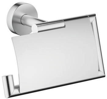 Dornbracht Papierrollenhalter mit Deckel chrom geb&uuml;rstet