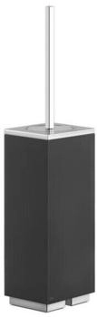 Gessi Rettangolo Stand-Toilettenbürstengarnitur Behälter schwarz Metall schwarz gebürstet