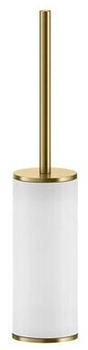 Gessi Inciso WC-Bürstengarnitur Standmodell, Glas hell messing gebürstet