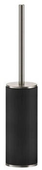 Gessi Inciso WC-Bürstengarnitur Standmodell, Glas dunkel Finox Optik