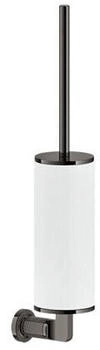Gessi Inciso WC-Bürstengarnitur Wandmodell, Glas hell Metall schwarz