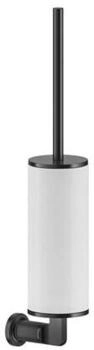 Gessi Inciso WC-Bürstengarnitur Wandmodell, Glas hell Bronze