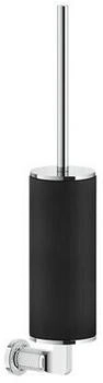 Gessi Inciso WC-Bürstengarnitur Wandmodell, Glas dunkel chrom