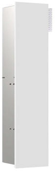 emco Asis Pure WC-Modul mit B&uuml;rstengarnitur, Papier- und Reservepapierhalter, Unterputz, T&uuml;ranschlag links, alpinwei&szlig; matt (975551310)