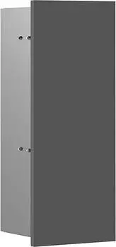 emco Asis Pure Toilettenbürsten-Modul Unterputz Anschlag links diamantgrau matt (975551504)