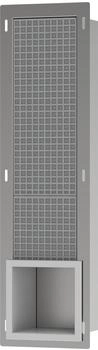 Hansgrohe XtraStoris Original Einbau Toilettenpapierhalter mit Vorratsbeh&auml;lter f&uuml;r 6 Rollen, Mattwei&szlig; (56058700)