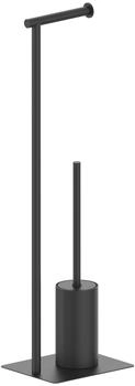 Cosmic Stand-Toilettenbürstenhalter mit Rollenhalter, schwarz matt (WJC292A0097036)