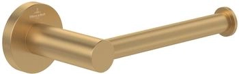 Villeroy & Boch Elements Tender Papierrollenhalter B: 177 H: 54 gold gebürstet Ausführung rechts TVA15101400076