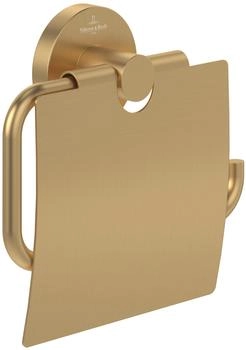 Villeroy & Boch Elements Tender Papierrollenhalter B: 134 H: 132 gold gebürstet Ausführung rechts TVA15101300076