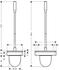 Axor Universal Accessories WC-Bürstengarnitur B: 150 H: 465 42835330