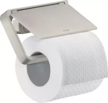Hansgrohe Axor Universal Accessories Papierrollenhalter mit Deckel, Edelstahl-Optik (42836800)