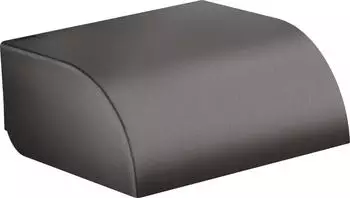 Hansgrohe Axor Universal Circular Toilettenpapierhalter mit Deckel brushed black chrome (42858340)