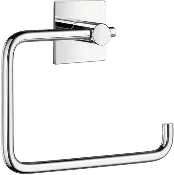 Smedbo Square selbstklebender Toilettenpapierhalter eckig, Chrom (BK1132)