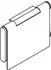 Hewi System 900 Papierrollenhalter B: 135 H: 110 edelstahl gebürstet 900.21.005XA