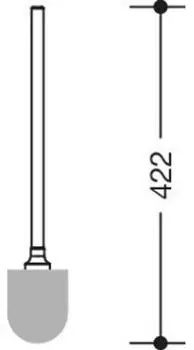 Hewi WC-Bürste schwarz matt/anthrazitgrau 900.20.01060 DC