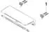 Dornbracht IMO Papierrollenhalter für 2 Rollen, Accessoires, light gold gebürstet light gold gebürstet
