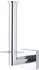 Dietsche Quaruna WC-Papierreserverollenhalter 754210 chrom, Kleben/Schrauben