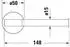 Duravit Starck T Papierrollenhalter B: 152 H: 50 bronze gebürstet 0099370400