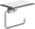 Kludi VELA S Toilettenpapierhalter 2597139 mit Ablage mattschwarz
