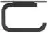 Hewi Serie 480 WC-Papierhalter mit Ablage schwarz matt schwarz matt
