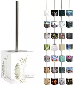 Sanilo WC-B&uuml;rste &raquo;Balance&laquo; mit Halter, Kunststoff, Wei&szlig;, H 37cm